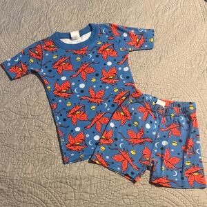 Hanna Andersson Pajama Set with Dragon Print